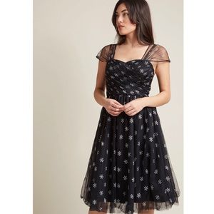 ModCloth | Hell Bunny Snow Bounds Tulle Dress